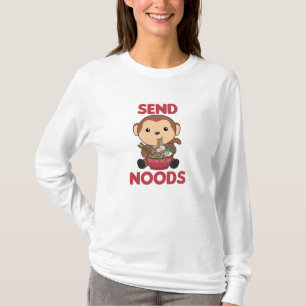 Camiseta Ramen Noodles Japoneses Dulce Mono come Ramen