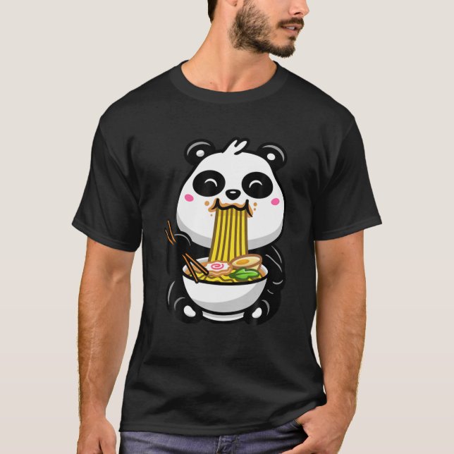 Camiseta Ramen Noodles Panda Bear (Anverso)