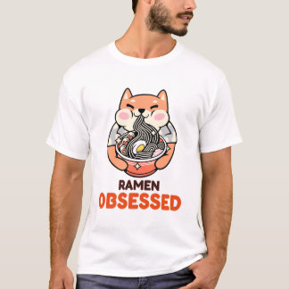 Camiseta Ramen Obsessed Asian Recipe