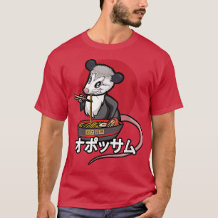 Camiseta Ramen Opossum Funny Japonés Kawaii Ramen Noodles