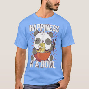 Camiseta Ramen Panda Bear - Felicidad En Un Tazón - Ramen N