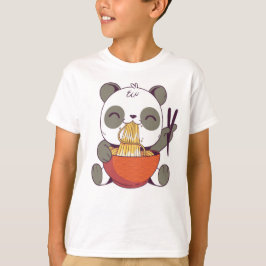 Camiseta Ramen Panda Cute