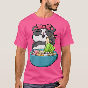 Camiseta Ramen Panda Japonés Anime Kawaii 1431