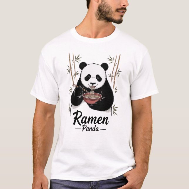 Camiseta Ramen Panda Noodle Lover  (Anverso)