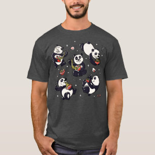 Camiseta Ramen Pandas por Tobe Fonseca