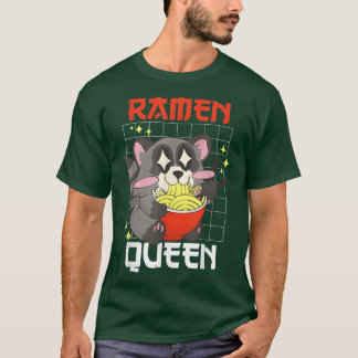 Camiseta Ramen Queen con un Panda y Ramen