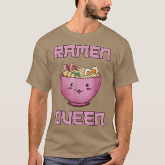 Camiseta Ramen Queen Kawaii Ramen Bowl Kawaii Anime Japanes