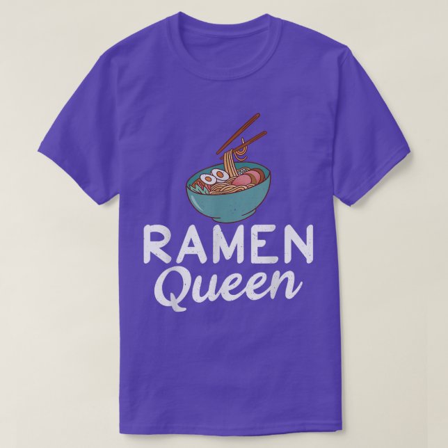 Camiseta Ramen Queen Ramen Lover (Diseño del anverso)