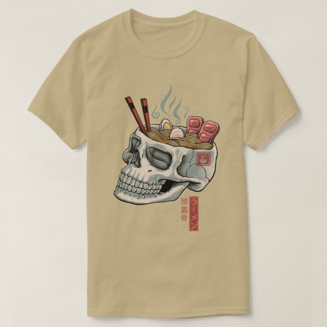 Camiseta Ramen Skull (Diseño del anverso)