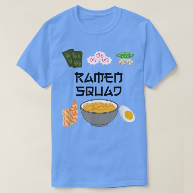 Camiseta Ramen Squad Ironic Japanese Noodle Chef  (Diseño del anverso)