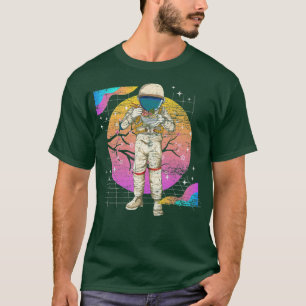 Camiseta Ramen Synthwave 90s Vaporwave Cherry Blossom Space