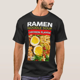 Camiseta Ramen Udon Noodle Soul Sabor de Pollo Grap Novedad