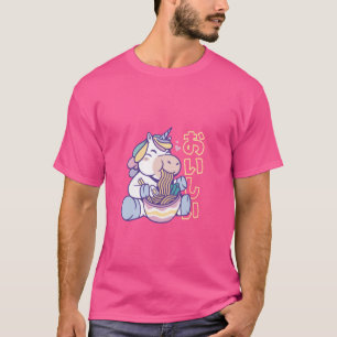 Camiseta Ramen Unicorn - Sopa japonesa de fideos