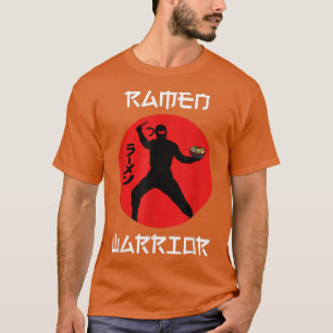 Camiseta Ramen Warrior Funny Foodiles Noodles Cortas Mangas
