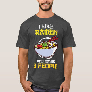Camiseta Ramen Y 3 Personas Comida Japonesa 1310