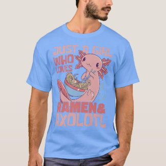 Camiseta Ramen Y Axolotl Lover Funny 1312