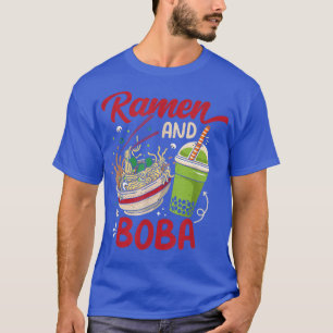 Camiseta Ramen Y Boba Comida Asiática Bubble Milktea Lo