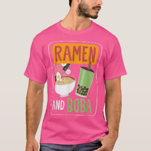 Camiseta Ramen Y Boba Food Bowl Cocina Asiática Noodles Ram