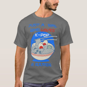 Camiseta Ramen y K-pop divertido para chicas adolescentes 1