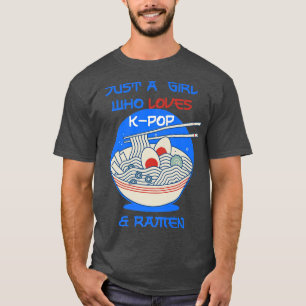 Camiseta Ramen Y K-pop Graciosos Para Los Adolescentes Chic