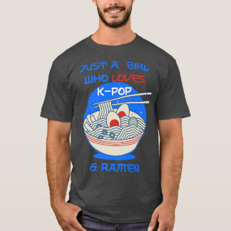 Camiseta Ramen Y K-pop Graciosos Para Los Adolescentes Chic