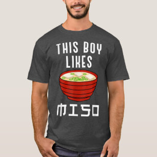 Camiseta Ramen y Miso sopla la cultura de la comida japones