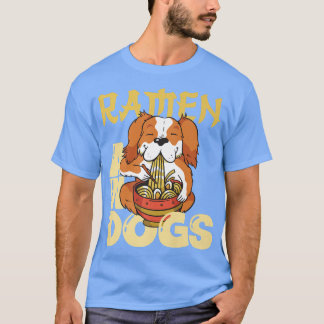 Camiseta Ramen Y Perros Divertidos Japoneses Foodie Asia Pe