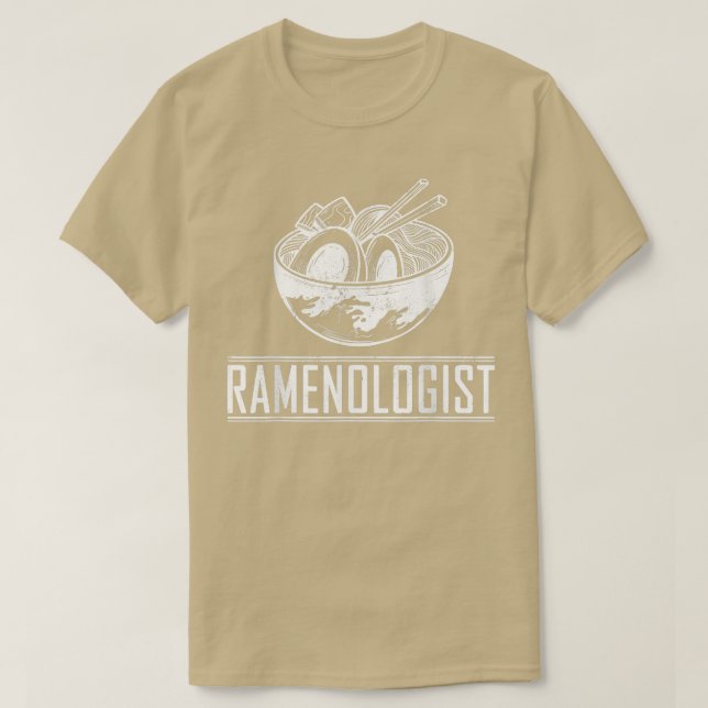 Camiseta Ramenólogo gracioso - Ramen (Diseño del anverso)