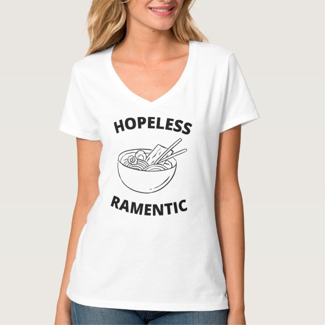 Camiseta Ramenótica sin esperanza (Anverso)