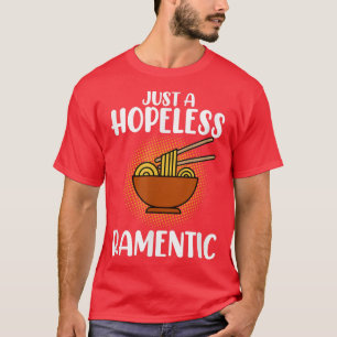 Camiseta Ramentic Anime Kawaii Ramen Noodles Valentines Gra