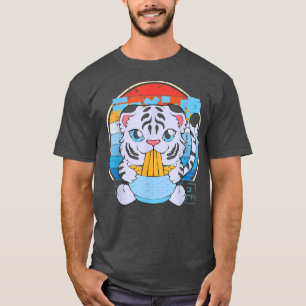 Camiseta RamenTigerKawaii Anime japonés 973