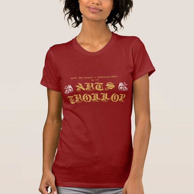 Camiseta Ramera de los artes - oscuridad (Anverso)