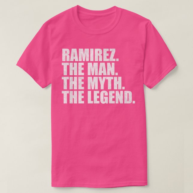 Camiseta Ramirez Ramirez Nombre Ramírez Nombre (Diseño del anverso)