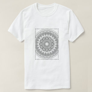 Camiseta Ramo Blanco de Orquídeas Fondo Transparente