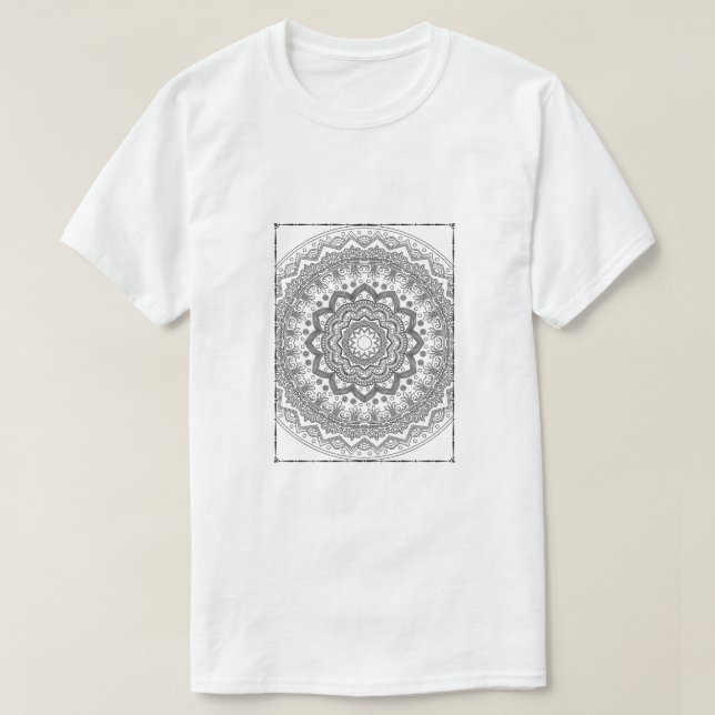 Camiseta Ramo Blanco de Orquídeas Fondo Transparente (Diseño del anverso)