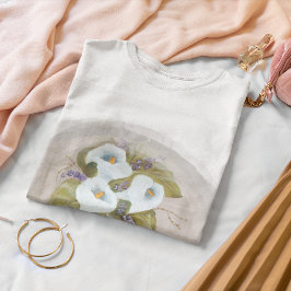 Camiseta Ramo de agua de las callas blancas T-Shirt