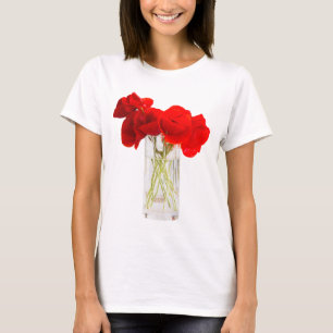 Camiseta Ramo de amapolas rojas
