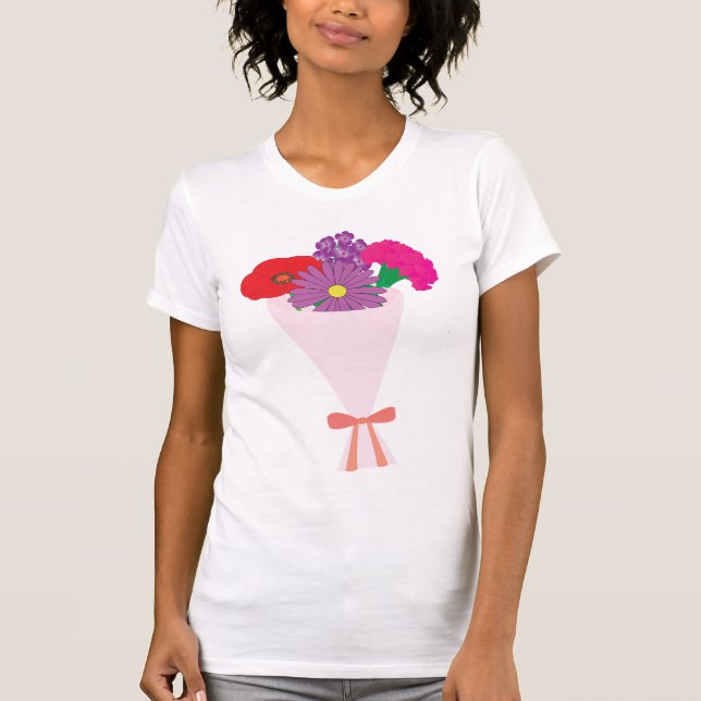 Camiseta Ramo de flores (Anverso)