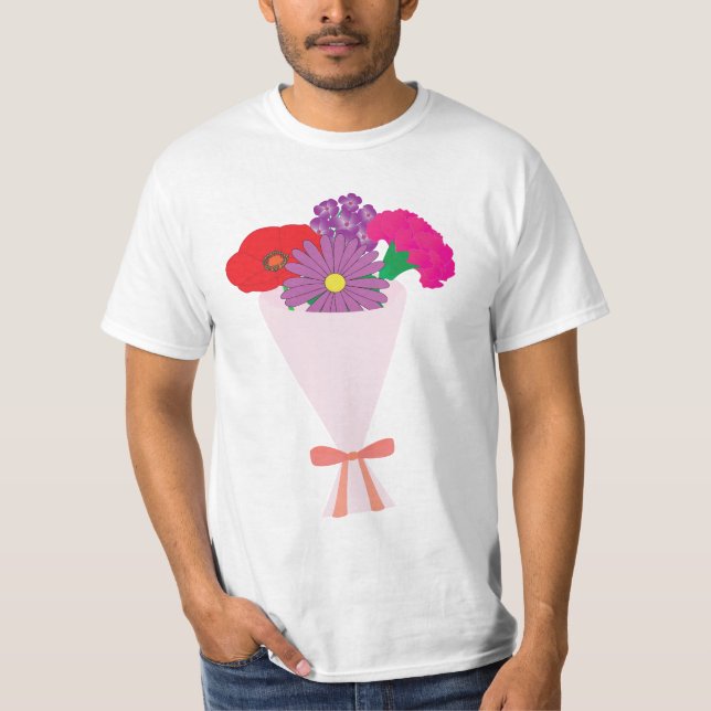 Camiseta Ramo de flores (Anverso)