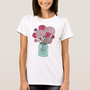 Camiseta Ramo de flores cerebrales