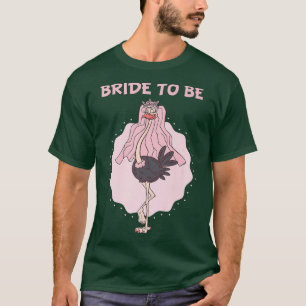 Camiseta Ramo de pájaro para la novia que se casa Fiesta de