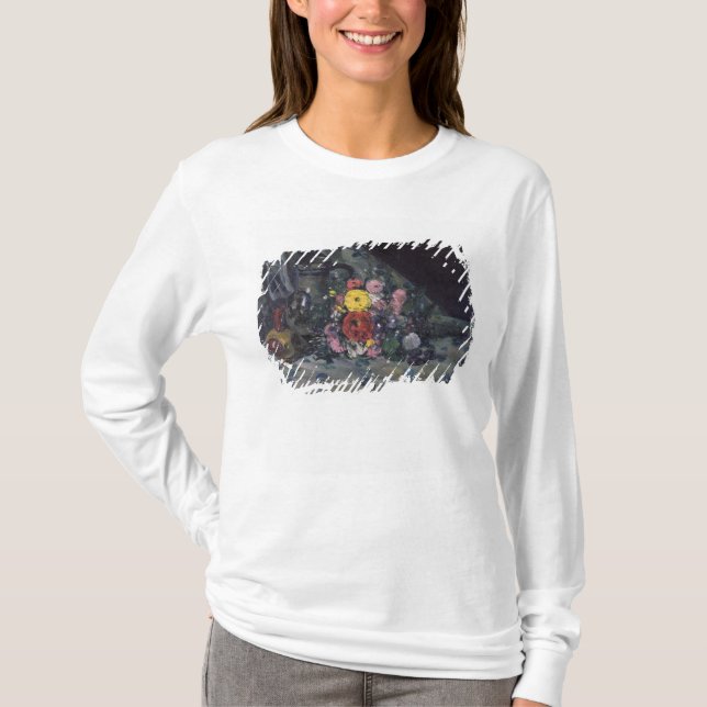 Camiseta Ramo de Paul Cezanne el | de las dalias amarillas, (Anverso)