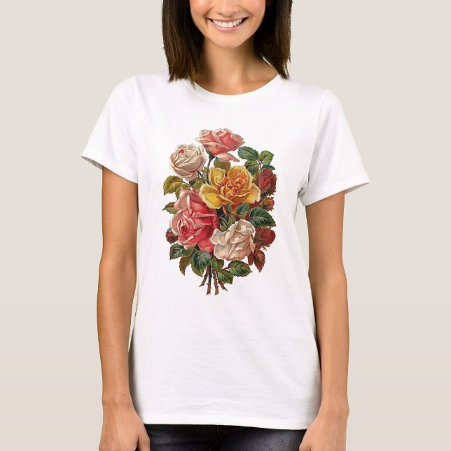 Camiseta Ramo de rosas (Anverso)