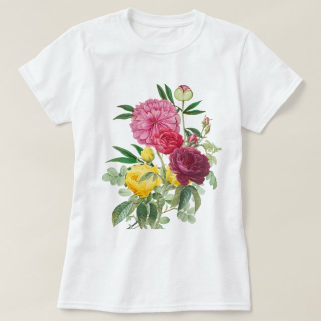 Camiseta Ramo Floral (Diseño del anverso)