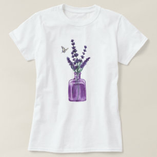 Camiseta Ramo morado de lavanda