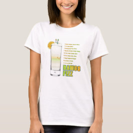 Camiseta Ramos Gin Fizz Cocktail Receta Arte Ropa & 