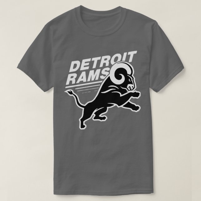 Camiseta Rams Black (Diseño del anverso)