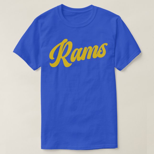 Camiseta Rams Retro Los Angeles Rams (Diseño del anverso)