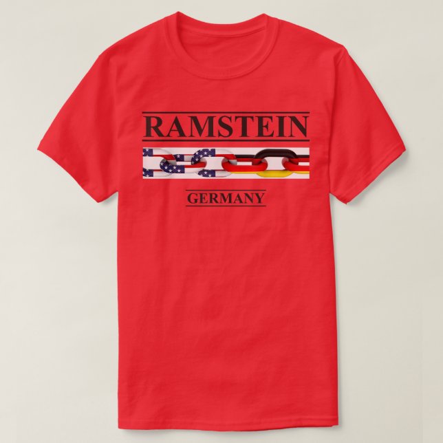 CAMISETA RAMSTEIN GERMANY  (Diseño del anverso)