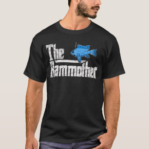 Camiseta Ramsud Electric Blue Ram Cichlid Pish Keeper Aq